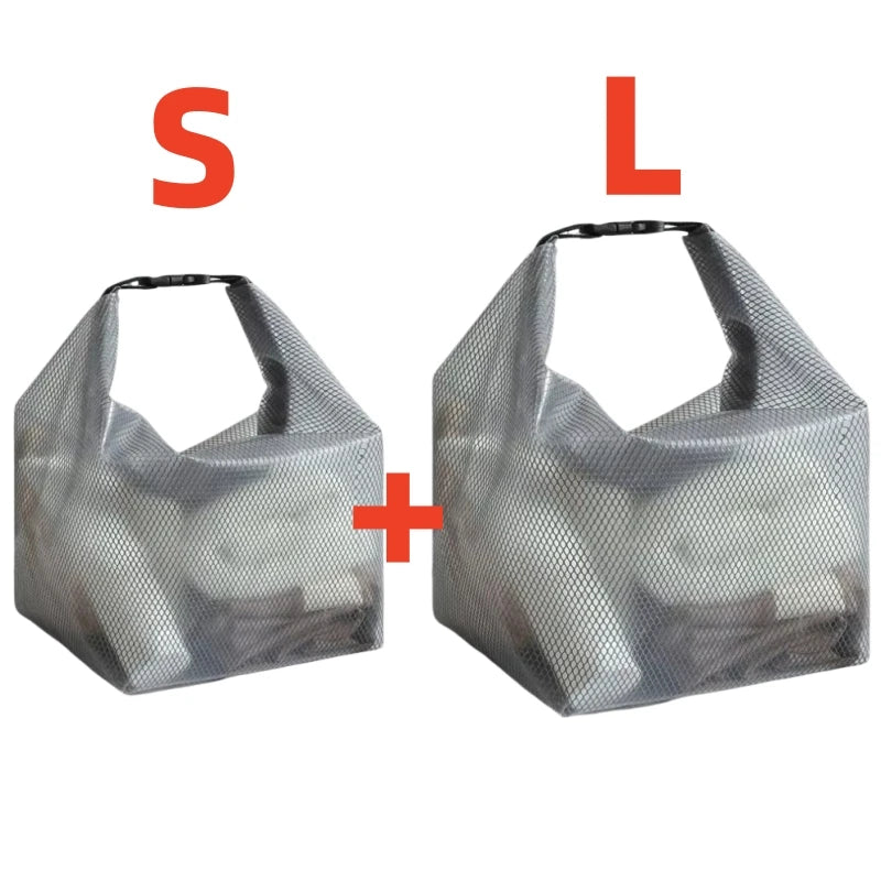 Waterproof Storage Bag Large Capacity Organizer for Gym Swimming Beach Lightweight Washable Durable Travel Toiletry Bag