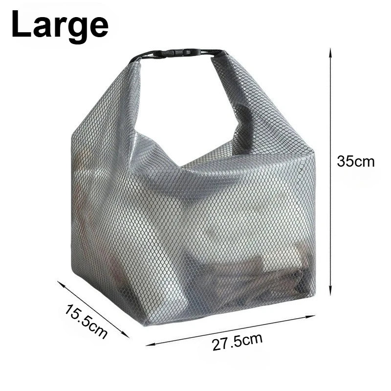 Waterproof Storage Bag Large Capacity Organizer for Gym Swimming Beach Lightweight Washable Durable Travel Toiletry Bag